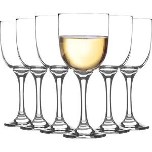 Argon Tableware - Campana White Wine Glasses - 290ml - Clear white 18.0 H x 7.5 W cm