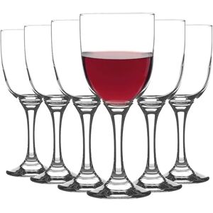 Argon Tableware - Campana Red Wine Glasses - 365ml - Clear red 19.5 H x 8.5 W cm