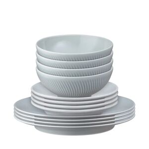 Denby Arc 12 Piece Tableware Set gray