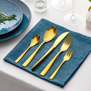 Vancasso Cutlery Set For 12 People, 60 Piece Tableware Cutlery Set yellow