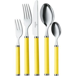 Villeroy & Boch Play! 24 Piece 18/10 Stainless Steel Cutlery Set, Service for 6 yellow