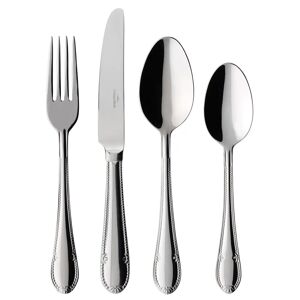 Villeroy & Boch Mademoiselle 24 Piece 18/10 Stainless Steel Cutlery Set, Service for 6 gray
