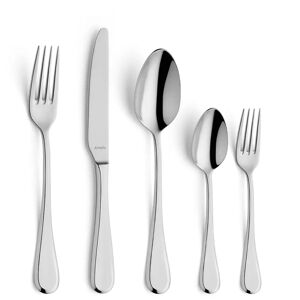 Amefa 30 piece Drift 18/10 stainless steel cutlery set for 6 people gray