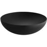 Alessi Steel Fruit Bowl black 7.3 H x 25.0 W x 25.0 D cm