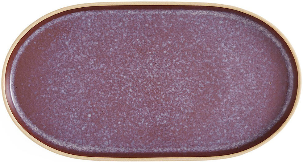 Portmeirion Minerals Medium Oval Platter, Amethyst Purple 2.00cm H x 35.00cm L x 18.90cm W