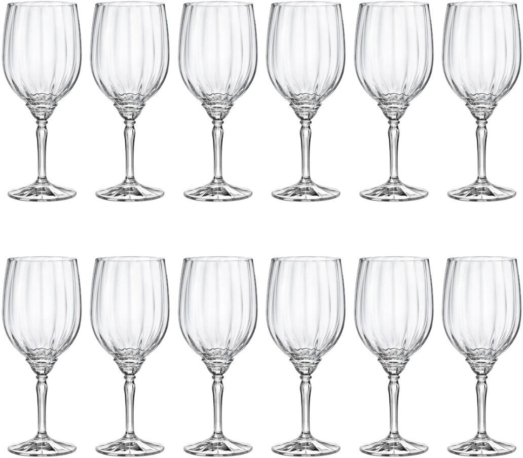 Bormioli Rocco Florian White Wine Glasses Clear 535 oz.