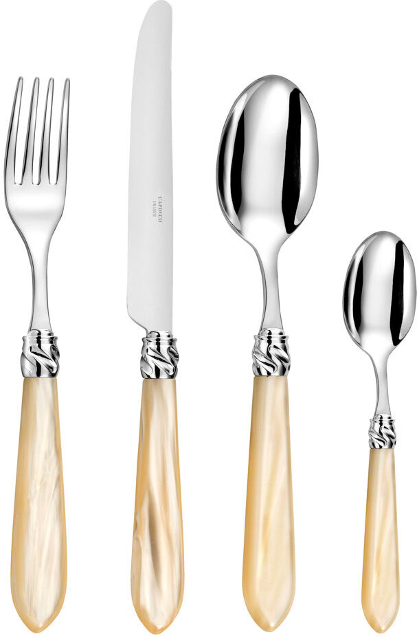 CAPDECO Diana 24 Piece Cutlery Set, Service for 6 Mother Of Pearl 24