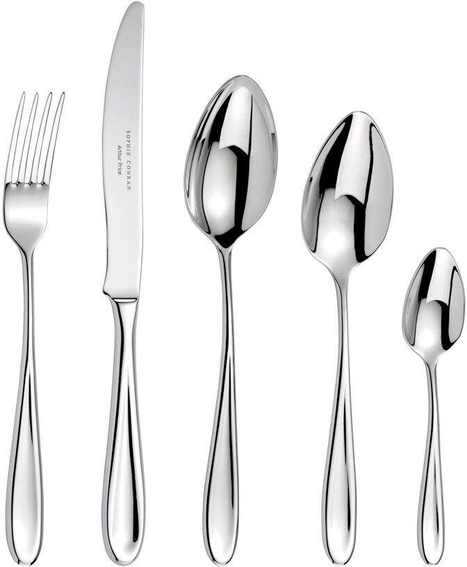 Arthur Price Sophie Conran 34 Piece Stainless Steel Cutlery Set , Service for 8 Silver 34