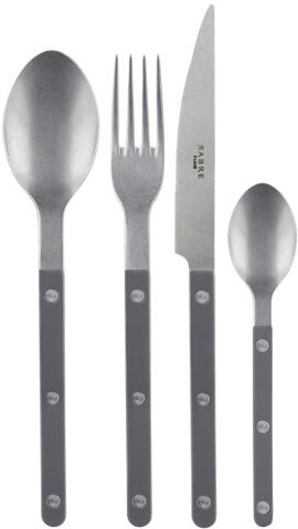 Sabre Paris Bistrot 24 Piece 18/10 Stainless Steel Cutlery Set, Service for 6 Sabre Paris Colour: Dark Grey Sabre Paris Bistrot 24 Piece 18/10 Stainless Steel Cutlery Set, Service for 6 Sabre Paris Colour: Dark Grey