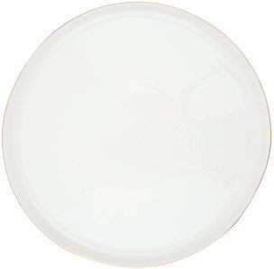 Canvas Home Abbesses Dinner Plate Canvas Home Colour: White/Gold  - Size: Canvas Home Abbesses Dinner Plate Canvas Home Colour: White/Gold  - Size: