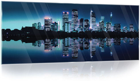 Latitude Run New York Glass Art Latitude Run Size: 60.5cm H x 136cm W  - Size: 66.04cm H x 66.04cm W x 1.91cm D Latitude Run New York Glass Art Latitude Run Size: 60.5cm H x 136cm W  - Size: 66.04cm H x 66.04cm W x 1.91cm D