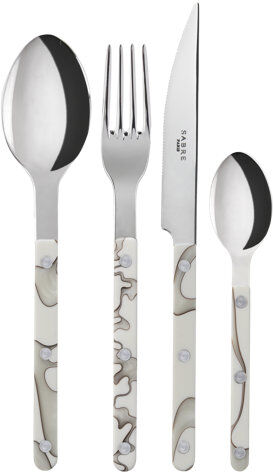 Sabre Paris Bistrot 24 Piece 18/10 Stainless Steel Cutlery Set, Service for 6 Sabre Paris Sabre Paris Bistrot 24 Piece 18/10 Stainless Steel Cutlery Set, Service for 6 Sabre Paris