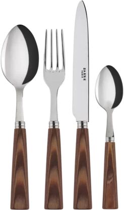 Sabre Paris Nature 24 Piece 18/10 Stainless Steel Cutlery Set, Service for 6 Sabre Paris