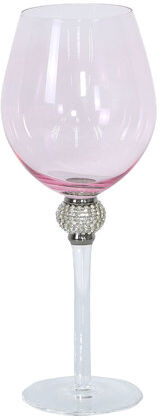 Mercer41 Brenton 200 ml Red Wine Glass (Set of 4) Mercer41 Colour: Pink  - Size: 63cm H X 80cm W X 3cm D Mercer41 Brenton 200 ml Red Wine Glass (Set of 4) Mercer41 Colour: Pink  - Size: 63cm H X 80cm W X 3cm D