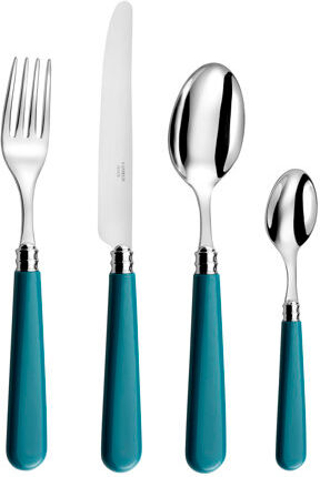 CAPDECO Altea 24 Piece Cutlery Set, Service for 6 CAPDECO Colour: Turquoise CAPDECO Altea 24 Piece Cutlery Set, Service for 6 CAPDECO Colour: Turquoise