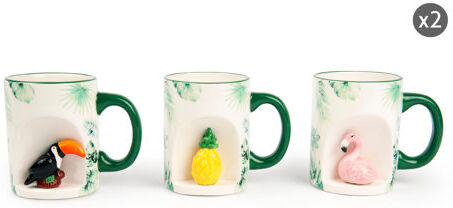 Bay Isle Home Donoho 6 Piece Mug Set Bay Isle Home  - Size: Bay Isle Home Donoho 6 Piece Mug Set Bay Isle Home  - Size: