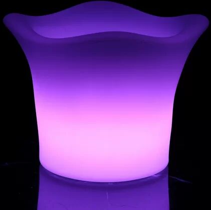 Latitude Run LED Champagne Bucket Latitude Run  - Size: 19cm H X 14cm W X 14cm D