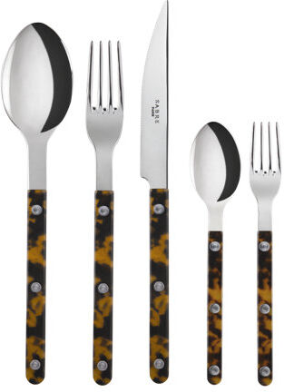 Sabre Paris Bistrot 5 Piece 18/10 Stainless Steel Cutlery Set Service for 1 Sabre Paris Sabre Paris Bistrot 5 Piece 18/10 Stainless Steel Cutlery Set Service for 1 Sabre Paris