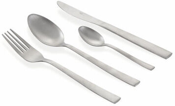 Villa d'Este Home Modern 24 Piece Cutlery Set Villa d'Este Home Colour: Silver  - Size: 25cm H X 22cm W X 22cm D Villa d'Este Home Modern 24 Piece Cutlery Set Villa d'Este Home Colour: Silver  - Size: 25cm H X 22cm W X 22cm D