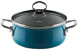 Riess Kelomat Aquamarine Casserole with Glass Lid Riess Kelomat Size: 24 cm  - Size: 24 cm Riess Kelomat Aquamarine Casserole with Glass Lid Riess Kelomat Size: 24 cm  - Size: 24 cm