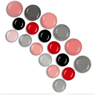 Bloomsbury Market Bacopa 18 Piece Dinnerware Set, Service for 6 Bloomsbury Market Colour: Red Single (3') Bloomsbury Market Bacopa 18 Piece Dinnerware Set, Service for 6 Bloomsbury Market Colour: Red Single (3')