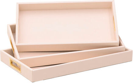 Fairmont Park Pablo 3 Piece Serving Tray Set Fairmont Park Finish: Cream/Gold  - Size: 15cm H Fairmont Park Pablo 3 Piece Serving Tray Set Fairmont Park Finish: Cream/Gold  - Size: 15cm H