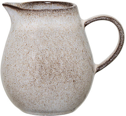 Bloomingville Sandrine Milk Stoneware 0.3L Jug (Set of 2) Bloomingville Colour: Grey  - Size: 3cm H X 12cm W X 23cm D Bloomingville Sandrine Milk Stoneware 0.3L Jug (Set of 2) Bloomingville Colour: Grey  - Size: 3cm H X 12cm W X 23cm D