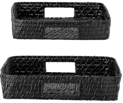 Bloomingville Adnan 2 Piece Serving Tray Set Bloomingville  - Size: 67cm H X 64cm W X 66cm D Bloomingville Adnan 2 Piece Serving Tray Set Bloomingville  - Size: 67cm H X 64cm W X 66cm D