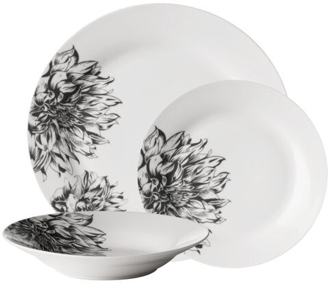 Brambly Cottage Mahoney 12 Piece Dinnerware Set Brambly Cottage  - Size: 168 W x 137 D cm Brambly Cottage Mahoney 12 Piece Dinnerware Set Brambly Cottage  - Size: 168 W x 137 D cm