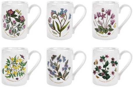 Portmeirion Botanic Garden 6 Piece Mug Set Portmeirion  - Size: 7cm H X 15cm W X 15cm D Portmeirion Botanic Garden 6 Piece Mug Set Portmeirion  - Size: 7cm H X 15cm W X 15cm D
