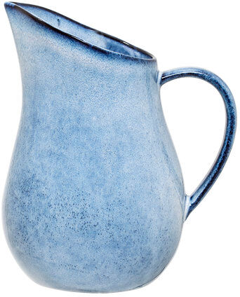 Bloomingville Sandrine Stoneware 1.75L Jug Bloomingville Colour: Blue  - Size: 30cm H X 14cm W X 14cm D Bloomingville Sandrine Stoneware 1.75L Jug Bloomingville Colour: Blue  - Size: 30cm H X 14cm W X 14cm D