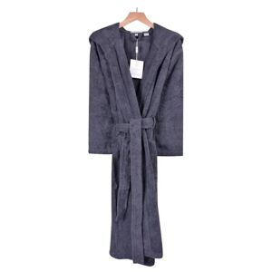 Bown Of London 100% Egyptian-Quality Cotton Mid-Calf Bathrobe with Pockets 64.0 W cm