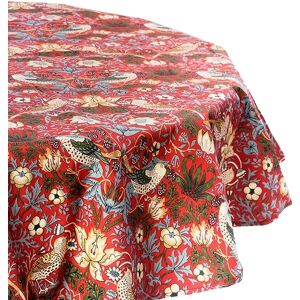 Lily Manor Lansdale Strawberry Thief Tablecloth red 132.0 D cm