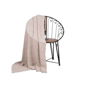 Brambly Cottage Silberman Knitted 100% Cotton Throw pink/gray/white/brown 130.0 H x 150.0 W cm