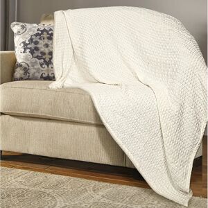 17 Stories Holmgren Throw white 225.0 W cm