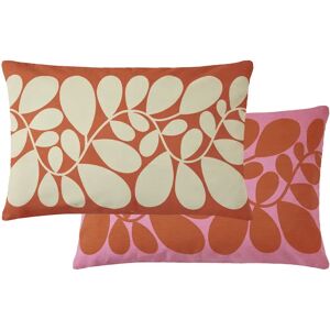 Orla Kiely Sycamore Stripe 40X60cm Feather Cushion orange/pink/white 40.0 H x 60.0 W x 10.0 D cm