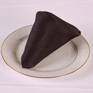 Symple Stuff 100% Polyester 200GSM Napkins Imported High Quality Material Table Ware Dinner Ware Durable Reusable 50PC Black