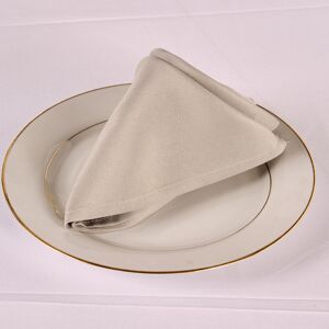 Symple Stuff 100% Polyester 200GSM Napkins Imported High Quality Material Table Ware Dinner Ware Durable Reusable 50PC Grey