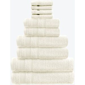 17 Stories Baljiwan 10 Piece Egyptian-Quality Cotton Bath Towel Bale - Luxury Zero Twist Cotton, Multi-Size Cream Bath Sheet;Washcloth;Hand Towel;Bath Towel 17 Stories Baljiwan 10 Piece Egyptian-Quality Cotton Bath Towel Bale - Luxury Zero Twist Cotton, Multi-Size Cream Bath Sheet;Washcloth;Hand Towel;Bath Towel