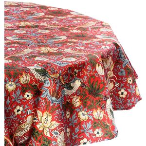 Lily Manor Lansdale Strawberry Thief Tablecloth Red 132cm W x 228cm L Lily Manor Lansdale Strawberry Thief Tablecloth Red 132cm W x 228cm L