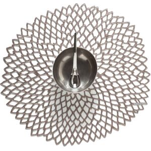 Chilewich Dahlia Vinyl Placemat Gunmetal Chilewich Dahlia Vinyl Placemat Gunmetal