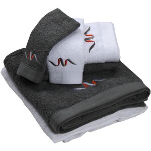 17 Stories Brokenshire 6 Piece Multi-Size Set Dark Grey Bath Sheet;Hand Towel;Fingertip Towel 17 Stories Brokenshire 6 Piece Multi-Size Set Dark Grey Bath Sheet;Hand Towel;Fingertip Towel