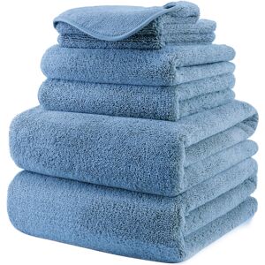 Emilyna Bath Towels Blue Washcloth;Hand Towel;Bath Towel Emilyna Bath Towels Blue Washcloth;Hand Towel;Bath Towel