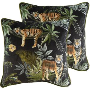 Evans Lichfield Jungle Tiger 43" H Cushion with Filling Feathers 43cm H X 43cm W X 4cm D Evans Lichfield Jungle Tiger 43" H Cushion with Filling Feathers 43cm H X 43cm W X 4cm D