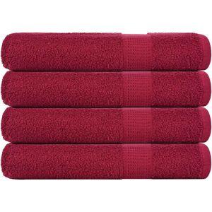 Ebern Designs Reshod 100% Cotton Bath Towels - Set of 4 Bordeaux Beach Towel Ebern Designs Reshod 100% Cotton Bath Towels - Set of 4 Bordeaux Beach Towel