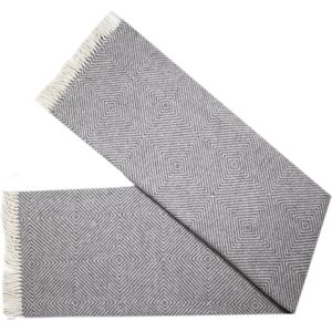 17 Stories Merino wool blanket Gurekam Gray 140cm W X 200cm L 17 Stories Merino wool blanket Gurekam Gray 140cm W X 200cm L