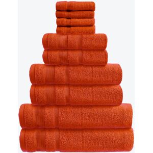 17 Stories Baljiwan 10 Piece Egyptian-Quality Cotton Bath Towel Bale - Luxury Zero Twist Cotton, Multi-Size Terracotta Bath Sheet;Washcloth;Hand Towel;Bath Towel 17 Stories Baljiwan 10 Piece Egyptian-Quality Cotton Bath Towel Bale - Luxury Zero Twist Cotton, Multi-Size Terracotta Bath Sheet;Washcloth;Hand Towel;Bath Towel