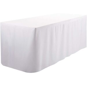 Symple Stuff Fitted 100% Polyester Tablecloth Premium Qualitytable Cover 4 Feet Diameter Blue 76.2cm W x 243.84cm L Symple Stuff Fitted 100% Polyester Tablecloth Premium Qualitytable Cover 4 Feet Diameter Blue 76.2cm W x 243.84cm L