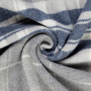 Brambly Cottage Odelina Blanket Made Of Cashmere And Merino Wool Dark gray/Blue 140cm W X 200cm L Brambly Cottage Odelina Blanket Made Of Cashmere And Merino Wool Dark gray/Blue 140cm W X 200cm L