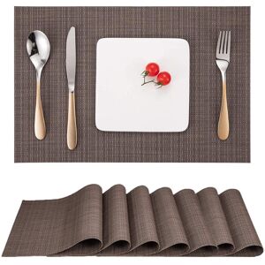 Ebern Designs Polyvinyl Chloride Placemat Coffee 45cm W X 30cm L X 0.1cm D Ebern Designs Polyvinyl Chloride Placemat Coffee 45cm W X 30cm L X 0.1cm D